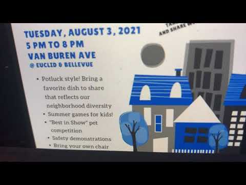 Oakland Adams Point National Night Out Block Party Tonight Aug 3 5 PM-8PM, Van Buren Av & Bellevue