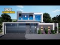 CASA DE DOS PISOS 12X25 | CUATRO DORMITORIOS + PISCINA | JMC ARQUITECTURA (2022)