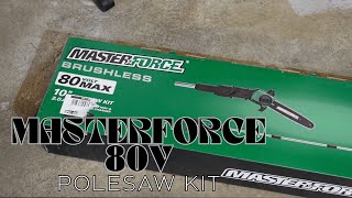 Masterforce 80V Pole Saw Kit Review