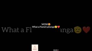 Beautiful white flared Lehanga🤍 subscribe for more ideas 🎀#meesho #whitelehanga#flared #outfitideas