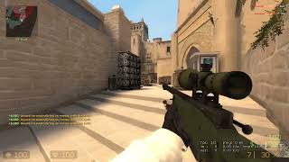 Counter Strike: Source Offensive v0.1 - Mirage Gameplay 3vs5 (Expert Bots)
