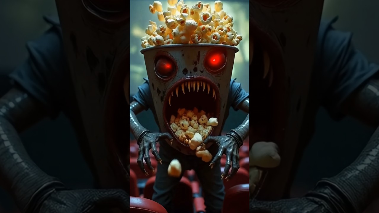 “Popcorn Bucket Eats Its Own! + Vengeful Vacuum Terrorizes Toys 😱 | Horror Comedy Animation”