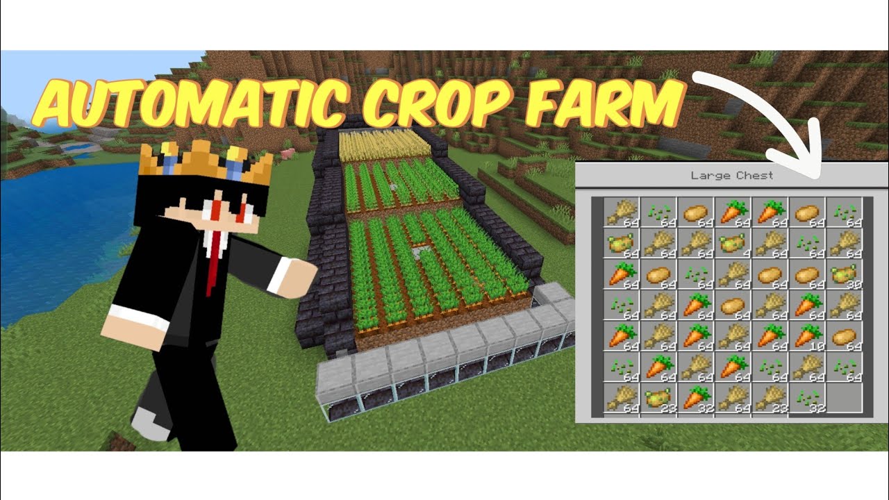 Best Automatic Crop Farm || How to make automatic Crop Farm in ...