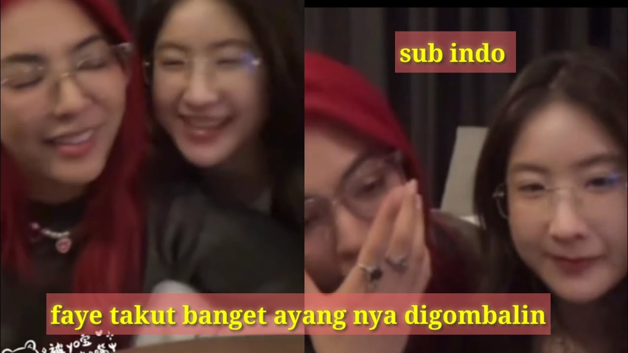 (fayeyoko)faye takut banget Yoko di gombalin😁[]sub indo