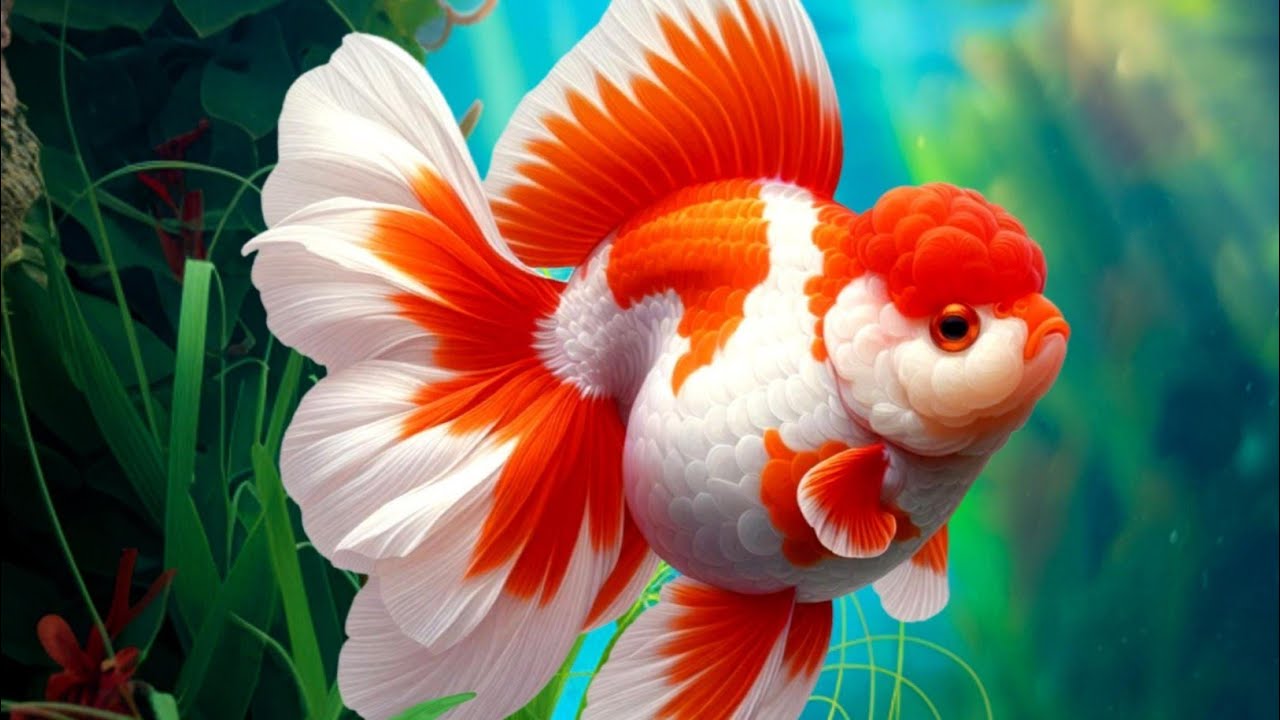 Colourful fish swimming underwater 