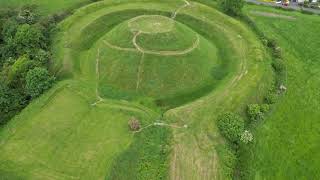 Middle ages - 13th Century! Motte and Bailey - unique aerial video