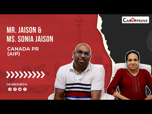 Mr. Jaison, and Mrs. Sania Jaison have obtained permanent residence through AIP | CanapproveUAE