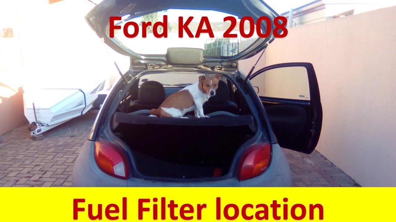 Ford KA fuel filter location YouTube