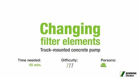 SCHWING-Stetter - Tutorial 03: Changing filter elements
