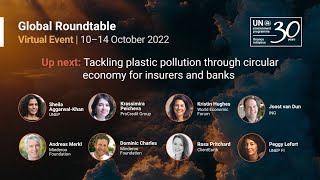 GRT 2022 - Panel: Tackling plastic pollution through circular economy for insurers and banks