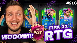 I DID 3 FUTTIES UPGRADES ON MY RTG AND WOW... FIFA 21 ULTIMATE TEAM