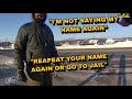 Cop Wants His ID For Not Repeating His Name