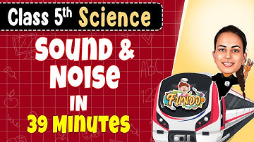 SOUND AND NOISE in 39 Minutes || Class 5 Science || Exam Express