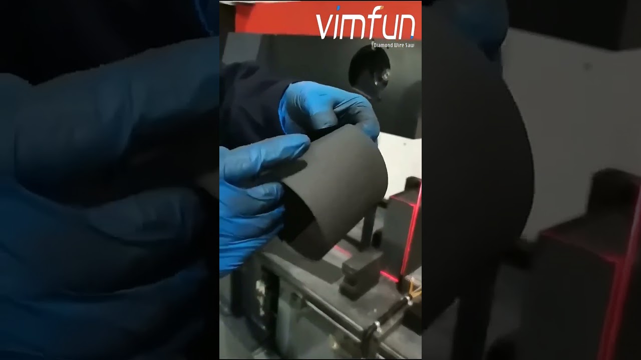 Perfect 0.1mm Graphite Slices & Contours for Graphite | Advanced Cutting Saw