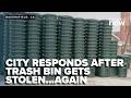 Bakersfield woman gets trash bin stolen again, city responds to tracking concerns