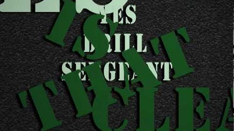 Forest Gump, Yes Drill Sergeant, Kinetic Type (censored)