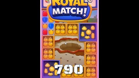 Royal Match Level 790 - No Boosters