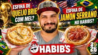 PROVANDO TODAS AS ESFIHAS de COPA DO MUNDO do HABIB'S - QUAL GOSTEI MAIS?