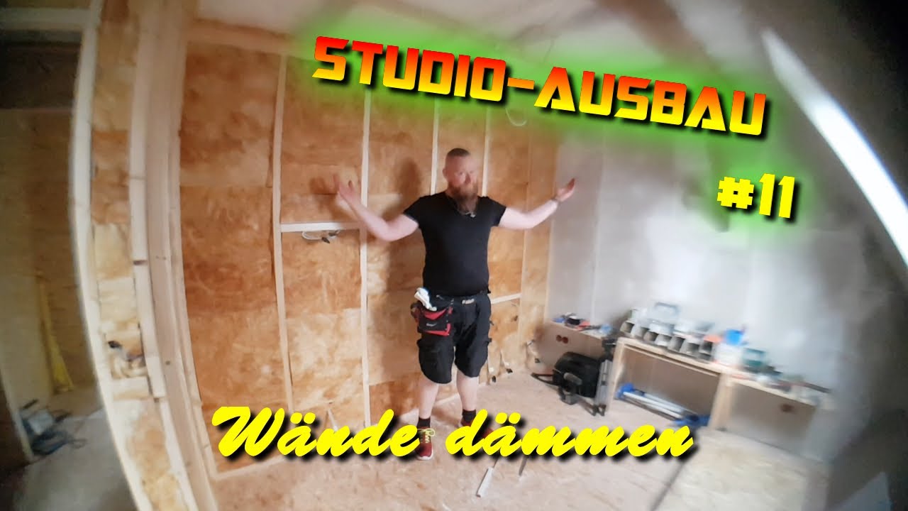 🔨STUDIO AUSBAU🔨  Time to build ╠ #11 ╣Ruhe im Karton  Wanddämmung╠