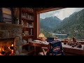 🌧️ Cozy Rainy Study Retreat | Peaceful Sounds for Stress Relief ☔ Sleep Relax Meditation Healing