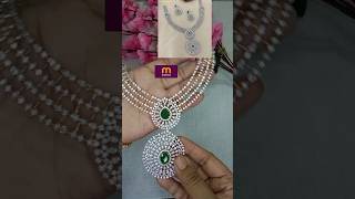 Trending2 In1Diamond Necklace From Meesho