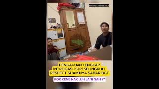 FULL INTROGASI PERSELINGKUHAN DI BALI- SUAMINYA SABAR BANGETT