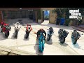 GTA 5 - 🔥 Stealing 2020 Luxury Super Motorcycles with Franklin (Real Life Bikes #01)