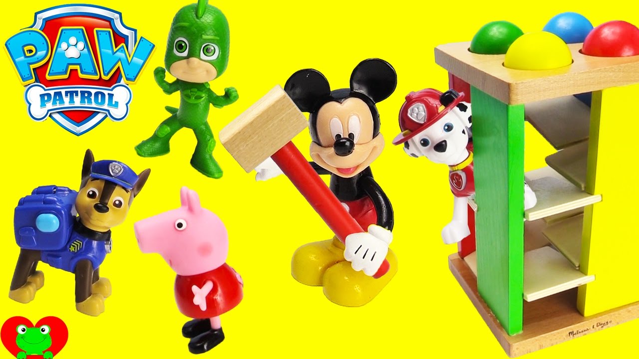 family friendly resorts Mickey Mouse, Paw Patrol, PJ Masks, and Peppa Wooden Toys Slime Surprises