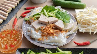 Vietnamese Steamed Rice Noodle Sheets/Rolls (Bánh Ướt)