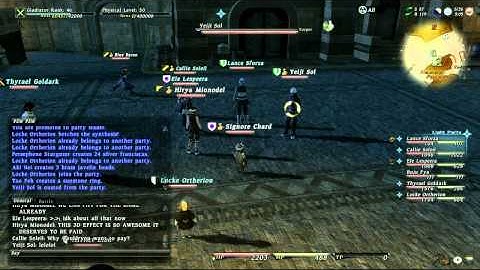 FFXIV patch 1.17a new party effect