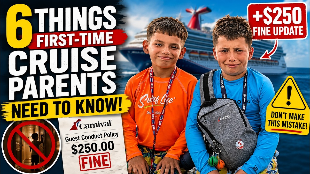 6 Things First-Time Cruise Parents NEED to Know (+ $250 Fine Update)