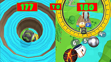 Going Balls Speedrun + Walkthrough | Levels 177-180 Full Gameplay | Android & iOS