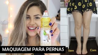 Spf para corpo e dermablend pernas 15 maquiagem