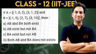 If A = [(-1, 0, 2), (3, 1, 2)] and B = [(-1, 5), (2, 7), (3, 10)], then : a) AB and BA both exist