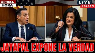 Darrell Issa LO PIERDE cuando Jayapal DESTRUYE y EXPONE a depredadores de Epstein en el Congreso.