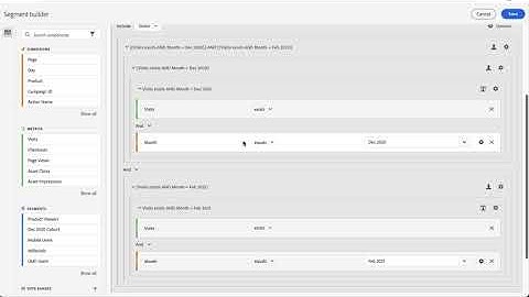 Finding & Creating Segments
