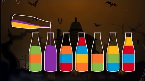 water colour sort puzzle level 117 😱 walkthrough gameplay 😱🎮🎯_ Android Gameplay 😱🎯🎮