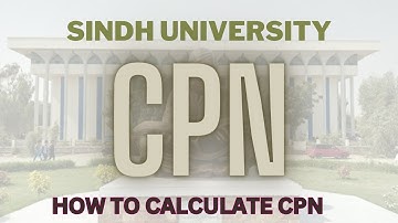 how to calculate CPN FOR LAT test , gap year 2k24 | how to find cpn sindh university