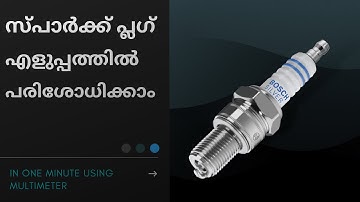 How to Test a Spark Plug in One Minute Using Multimeter
