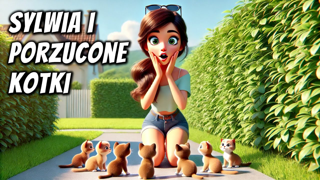 🐾😺 Sylwia i porzucone kotki -Audiobook na dobranoc - Bajka do słuchania na dobranoc 🎧