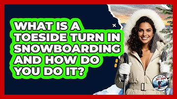 What Is A Toeside Turn In Snowboarding And How Do You Do It? - Ask A Ski Bum