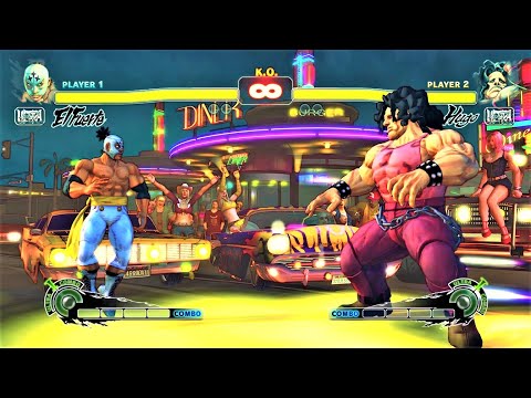 My Amigo in a Hellcat...El Fuerte vs Hugo (Hardest AI) - Ultra Street Fighter IV