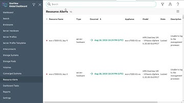 Monitor Data Centers with HPE OneView Global Dashboard-Demo#9