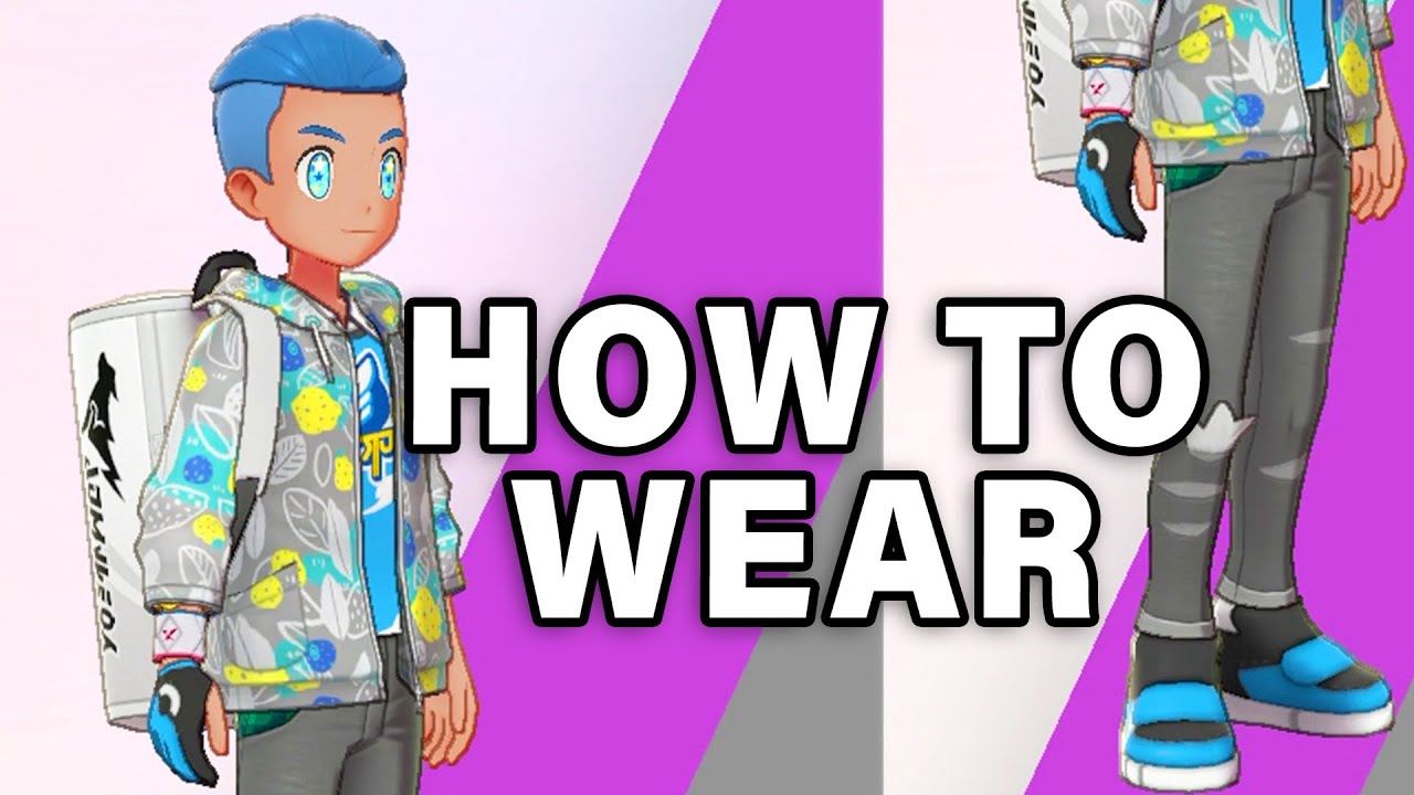 How To Wear Gym Uniforms Customization Pokemon Sword Shield