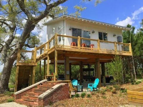 Family s 576 Sq Ft Stilt Beach  House  YouTube