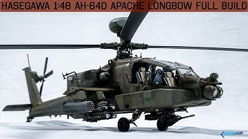 Building the AH-64D Apache Longbow | Hasegawa 1:48 Helicopter Model