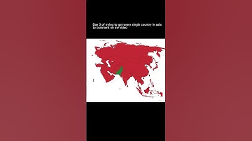 Day 3 of trying to get every single country in asia to comment on my video