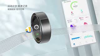 SR08 Smart Ring LED Display Screen Heart Rate Blood Oxygen Monitoring screenshot 5