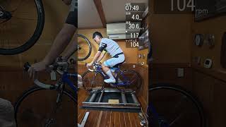 三本ローラーで峠は確実に速くなる気がします#ピストバイク #固定ギア #サイクルジャージ #三本ローラー