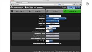 Configuring an Access Point Using Quick Start